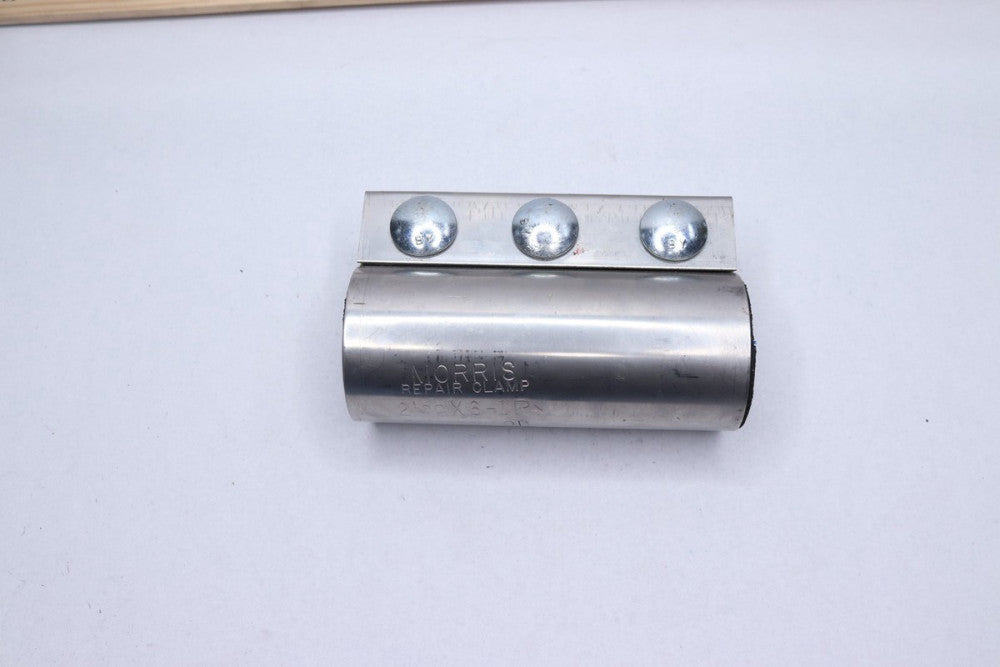 Morris Compression Coupling 3 Bolt for Pipe and Tubing 2" OD x 6 L 2X6-IP