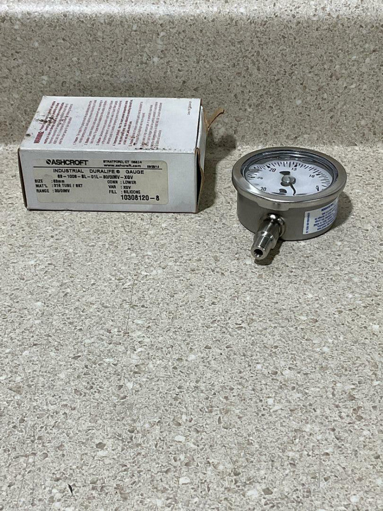 Ashcroft 63-1008-SL-01L-30/OIMV-XGV NEW