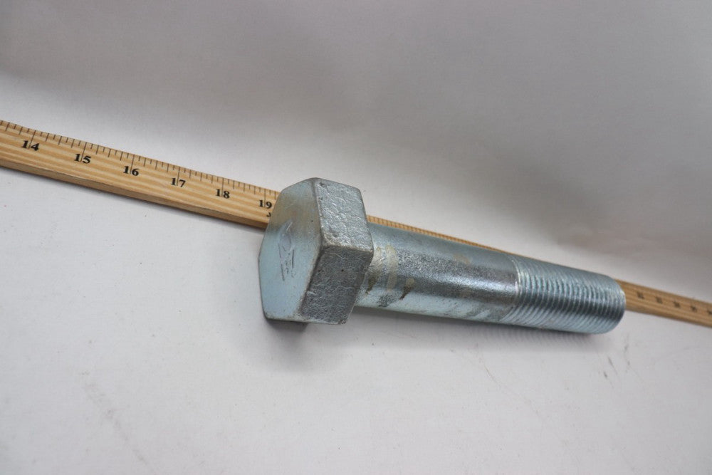 Hex Bolt Plain Steel 1-1/2" x 10"