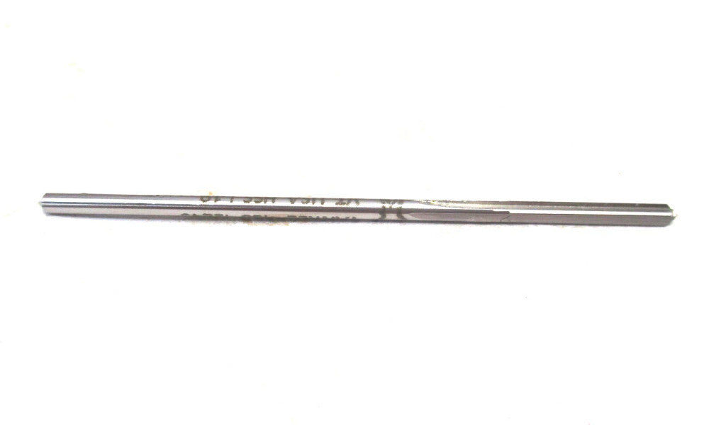 MADE IN USA 0.1245 x 7/8 x 3-1/2 4-Flute RH HSS Chucking Reamer