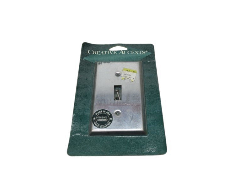 JACKSON DEERFIELD 9CS101 CHROME SWITCH WALL PLATE  NSMP