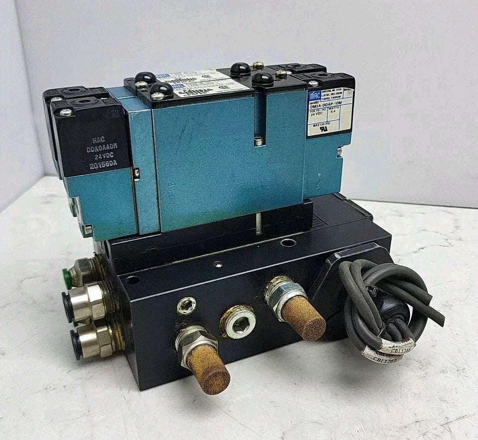Mac 92B-FAB-CJA-DM-DDAP-1DM 92B-BAB-CJA-DM-DDAP-1DM Pneumatic Valves w/ Block 