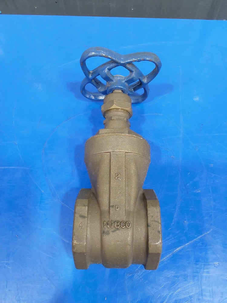 NIBCO MSS SP-80 2"  BRASS BRONZE T-113 GATE VALVE 125 SWP 200 CWP