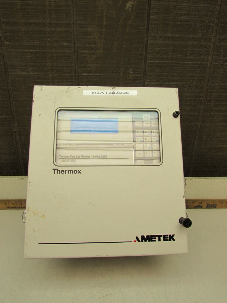 AMETEK THERMOX FLUE GAS MONITOR SERIES-2000 NICE USED TAKEOUT MAKE OFFER !!
