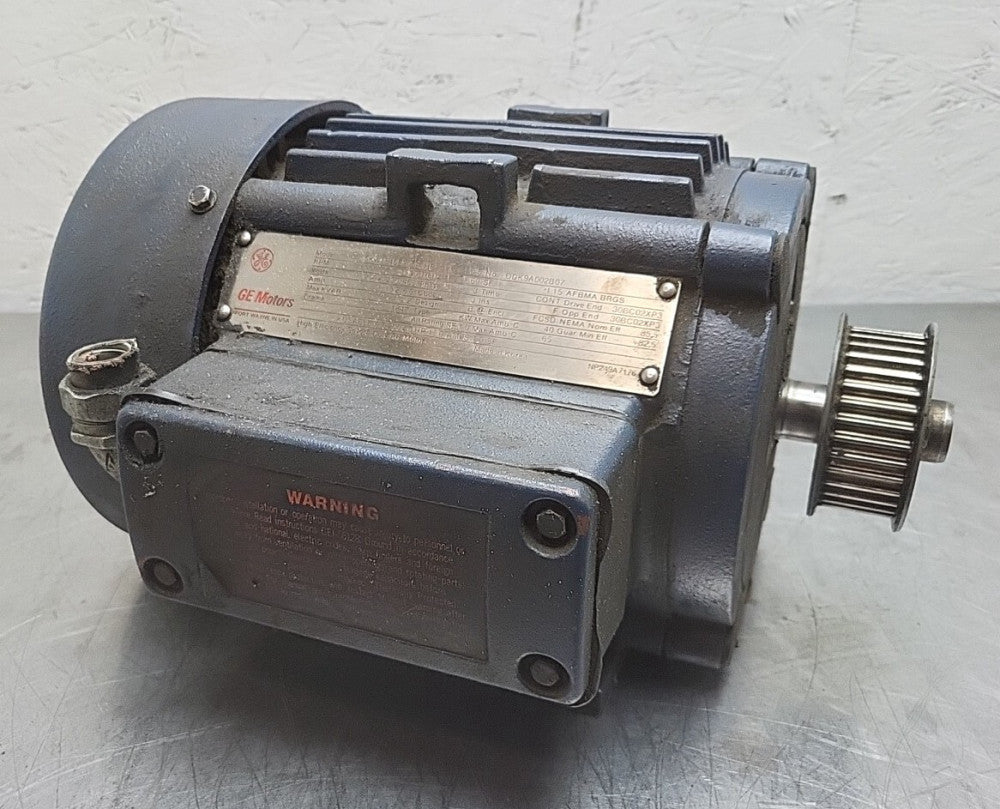 GE 5KW184SE205A Severe Duty Ac Motor 5 Hp 230/460 V 1730 Rpm 3 PH 184T 60 Hz