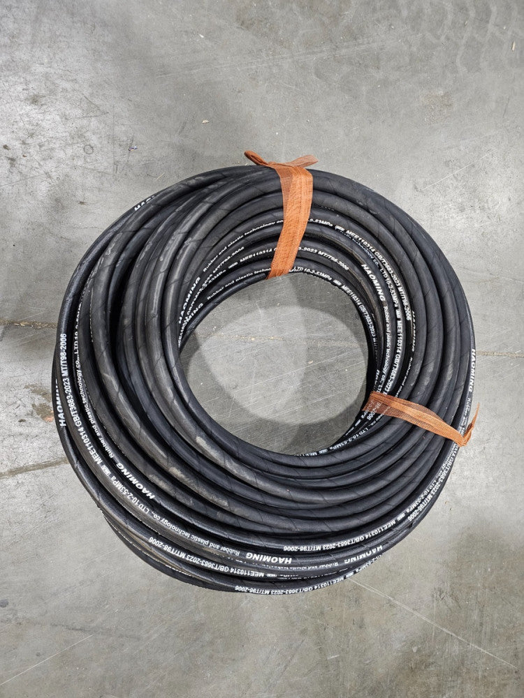Haoming 150' MEE110314GB/T3683-2023 MT/T98-2006 Rubber Hydraulic Hose 10-2-53MPa