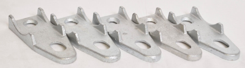 5 Count  2" Rigid Conduit Clamp Back Strap Malleable Iron