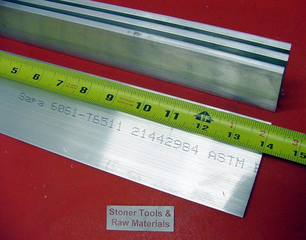 4 Pieces 1/4" X 3" ALUMINUM FLAT BAR 14" Long 6061 .250" Plate Mill Stock
