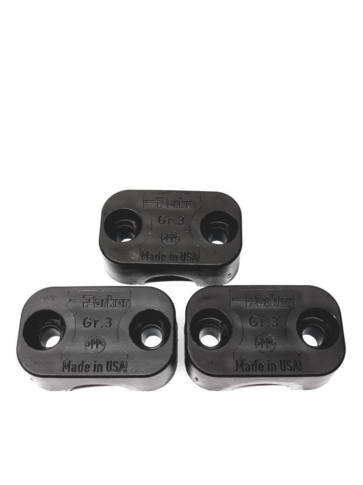 Parker 3190 PP Clamp Halves Lot of 3