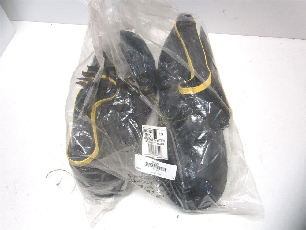 Lacrosse Mens Size 12 Black Waterproof Plain Over Ankle Shoe 