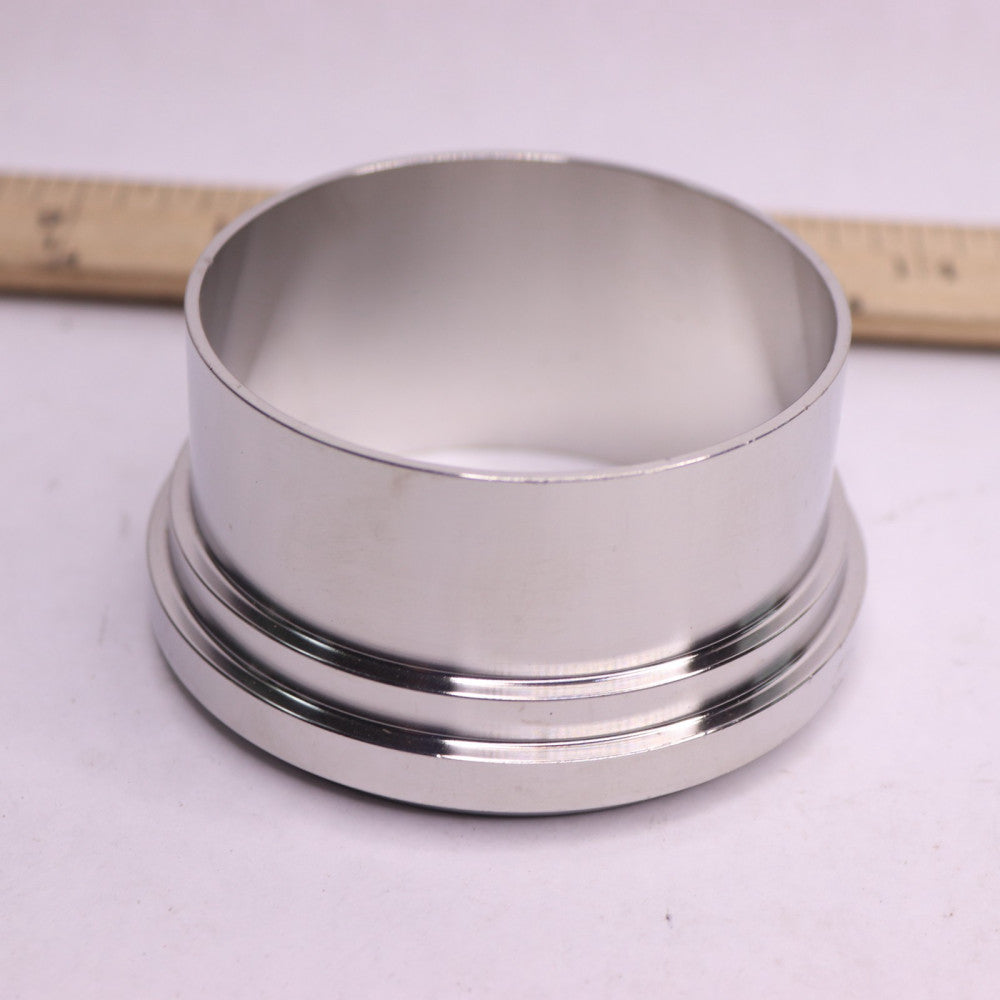 Sanitube Bevel Seat Ferrule Long Plain 316L 3" OD 14A6-300