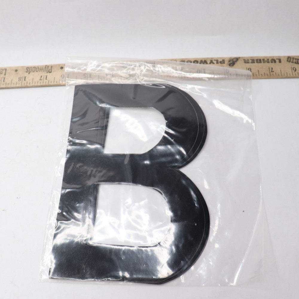 (10-Pk) Single Letter Labels B Die-Cut 8"