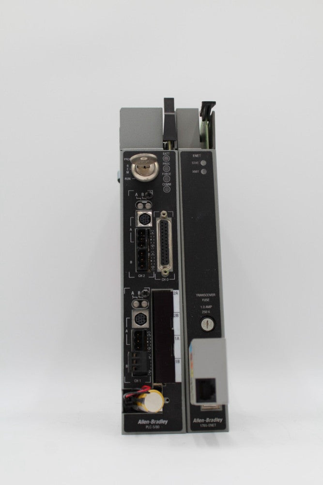 Allen Bradley 1785-L80B/E w 1785-ENET/B, AT-210TS Ethernet Module
