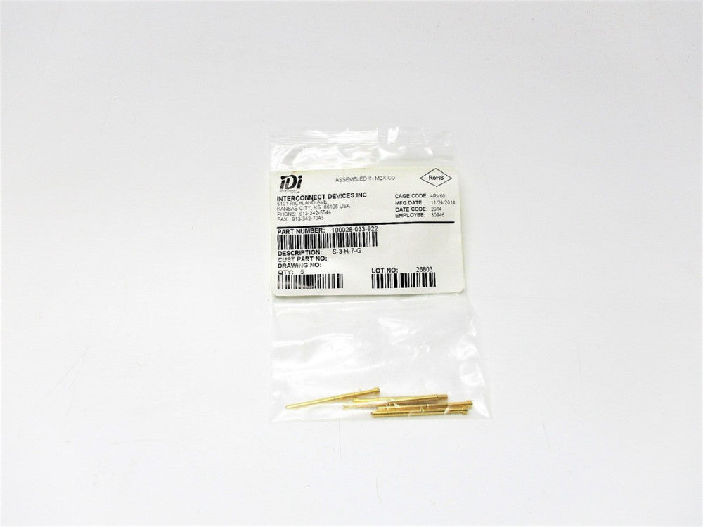 INTERCONNECT DEVICES 100028-033-922 NSNP