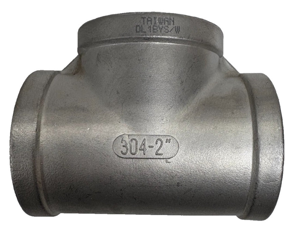 2"SOCKET WELD TEE, STAINLESS STEEL, SP-114-150