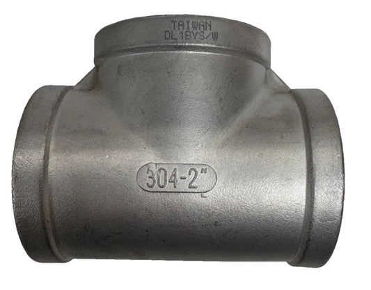 2"SOCKET WELD TEE, STAINLESS STEEL, SP-114-150