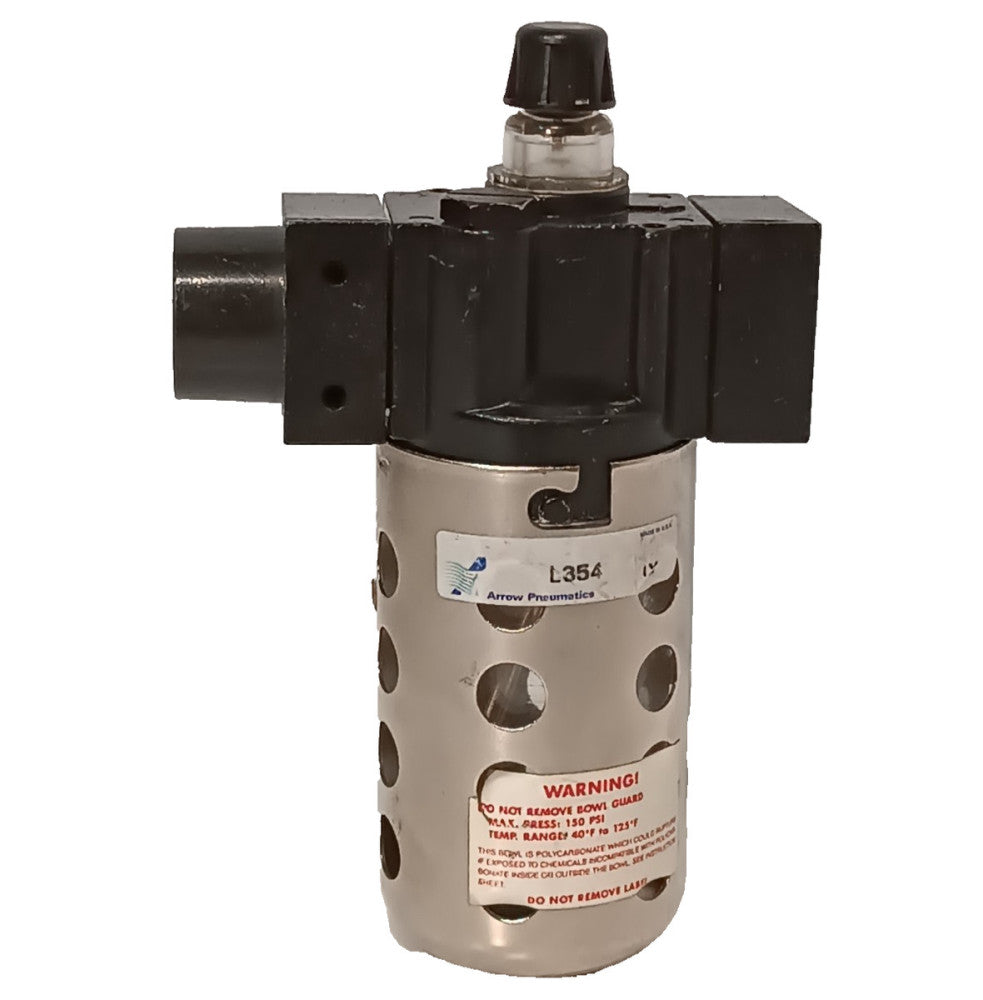 Arrow Pneumatics L354 Arrowfog Air Line Lubricator, 150PSI Max., 40°F-125°F