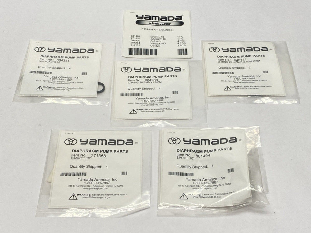 Yamada K115-AM Diaphragm Pump Repair Kit