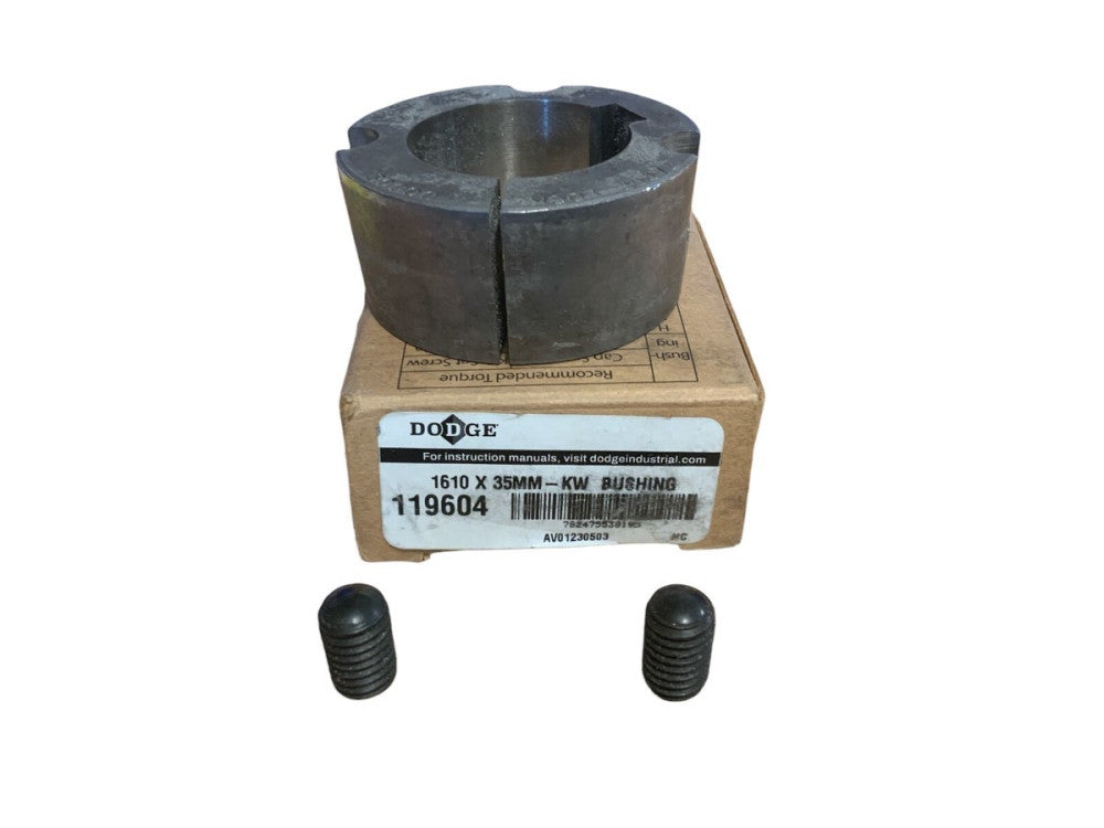 NEW Dodge 119604 / 1610 x 35mm KW Taper Lock Bushing