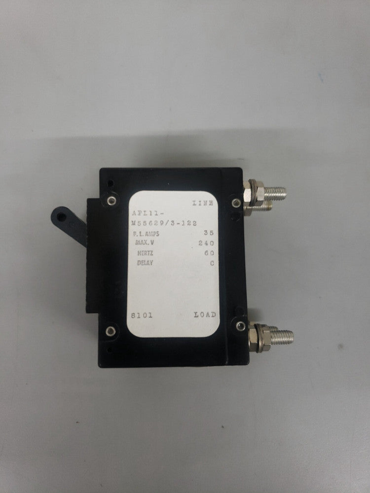 AIRPAX APL11-M55629/3-122 CIRCUIT BREAKER F.L. AMPS  35A
