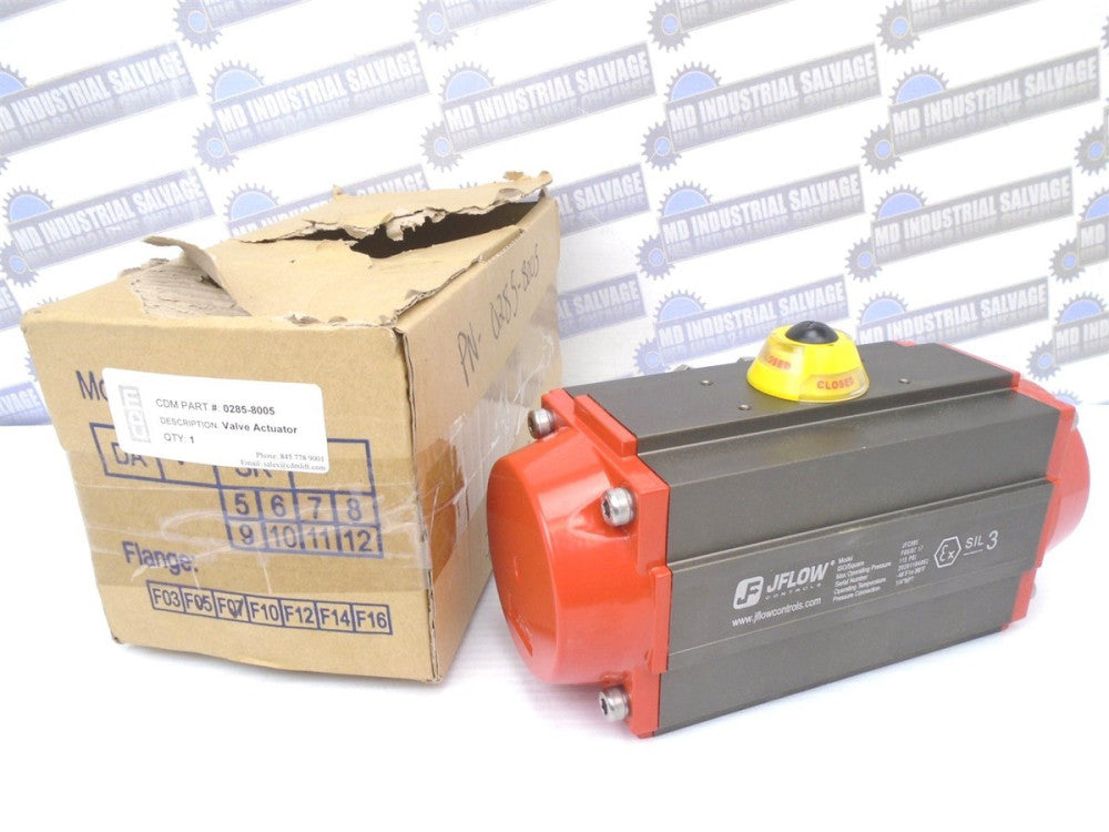 JFLOW - JFC095 - Pneumatic ACTUATOR Valve Rack & Pinion - 115PSI - 1/4 NPT (NEW)