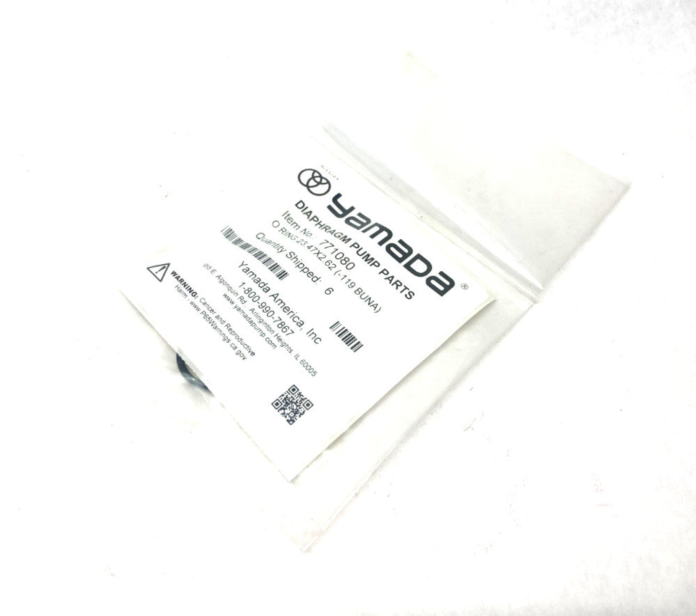 Yamada 771080 O-Ring Kit 23.47 x 2.62 (-119 BUNA) PKG OF 6