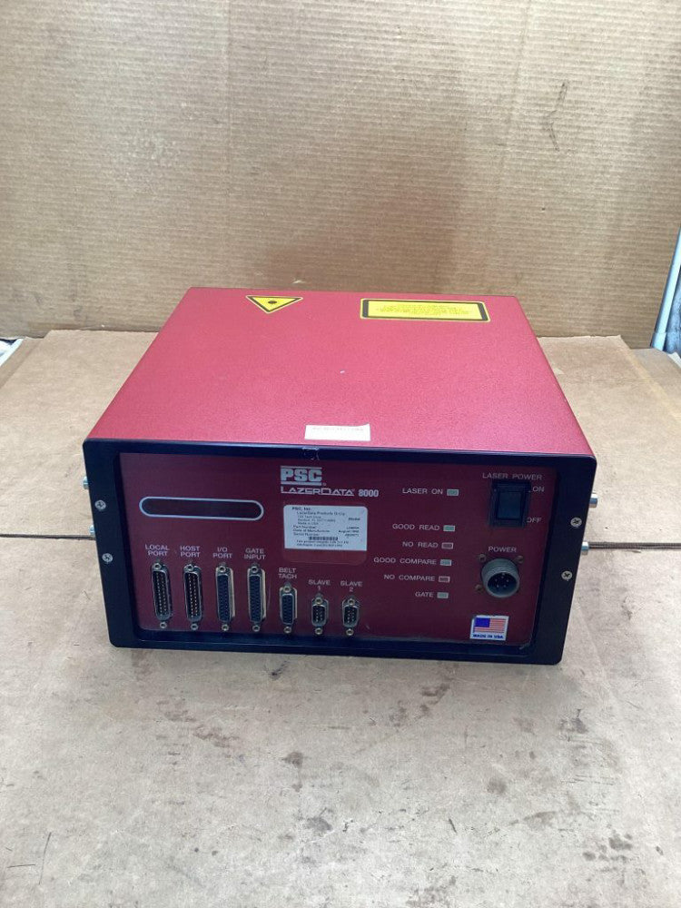 PSC Automation LazerData 8000;  LD8004 Barcode Scanner