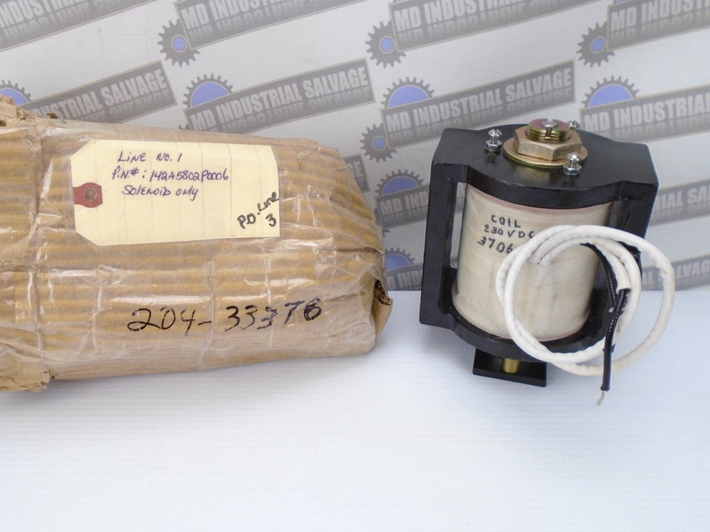 R-K - Z08247 - 3702-020 - 230 VDC Large SOLENOID - (NEW in BOX)