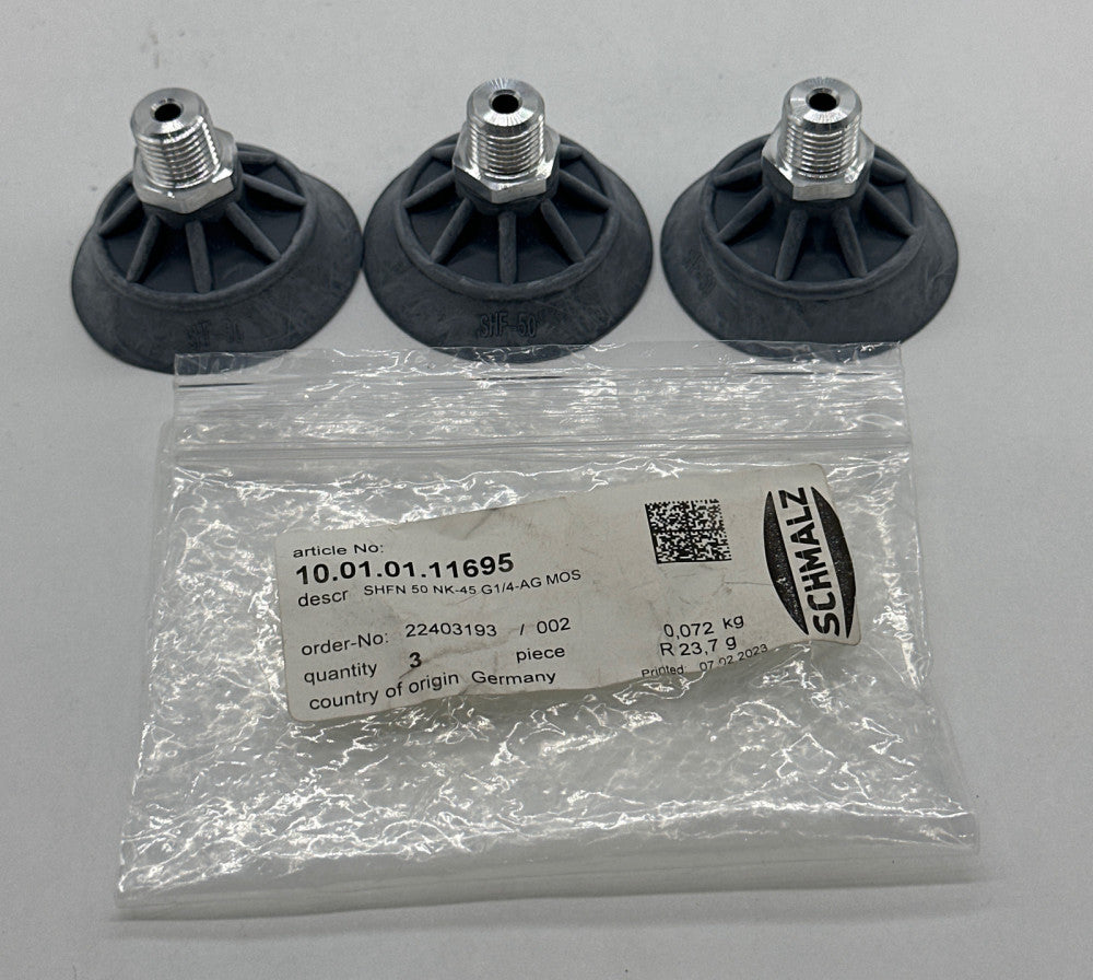 Schmalz 10.01.01.11695 Vacuum Suction Cup Lot of 3