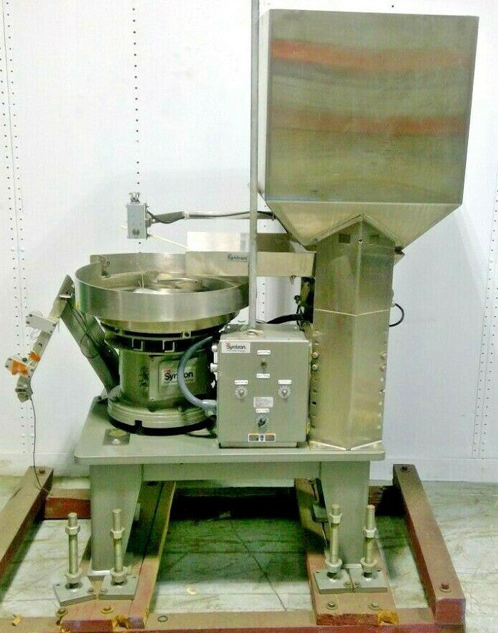 FMC 24" Vibratory Bowl Feeder with 5 cu. ft. Feed Hopper Model: PFM 5