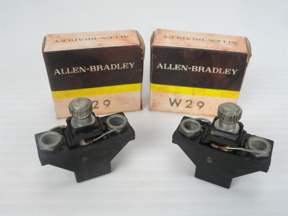 (LOT OF 2) Allen Bradley - W29 - HEATER OVERLOAD RELAY ELEMENT (NEW in BOX)