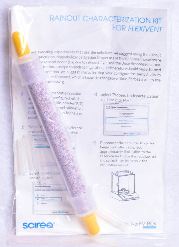 Scireq Rainout Characterization Kit for Flexivent  FV-RCK