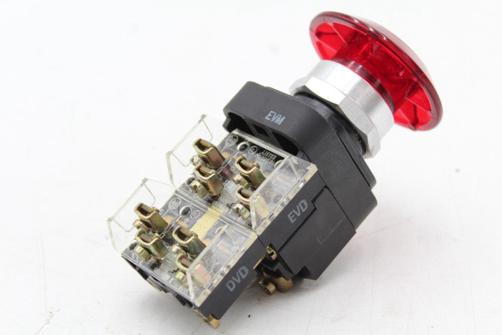 Allen-Bradley 800H-FRXTP16 A1 Mountable Red Mushroom Head Push Button