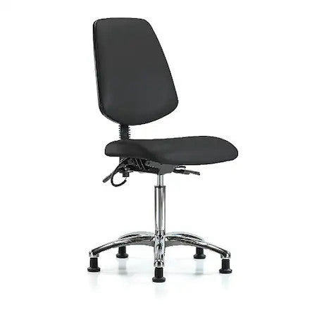 Zoro Select Br-Esd-Vmbch-Mb-Cr-T0-A0-Nf-Eg-Esdblk Esd Task Chair, Vinyl