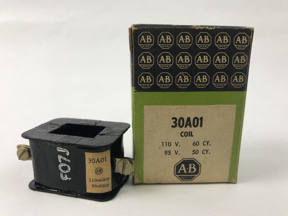 Allen Bradley 30A01 Coil New In Original Box 110 V 60 Cy 95 V 50 Cy