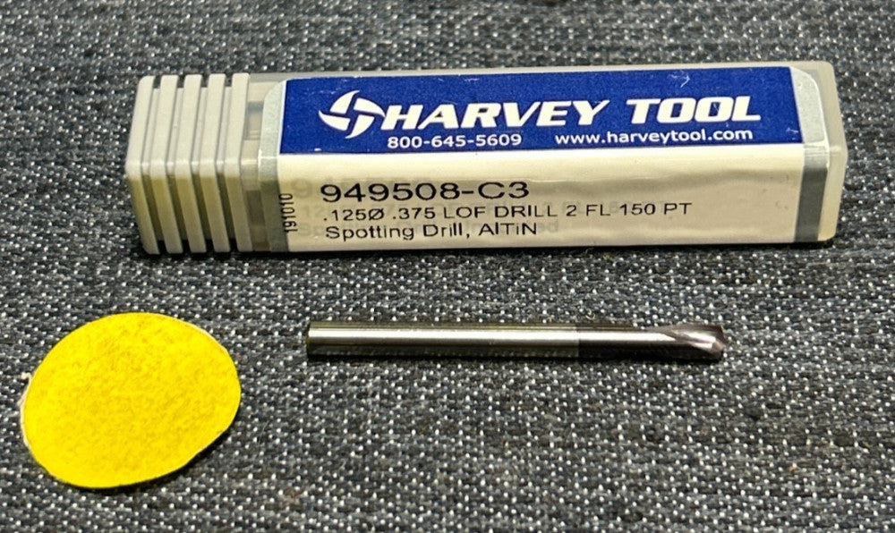 HARVEY TOOLS MINIATURE SPOTTING DRILL BIT 949508-C3