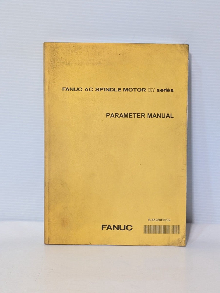 FANUC Alpha Series ai AC Spindle Motor Parameter Manual, preowned, as shown