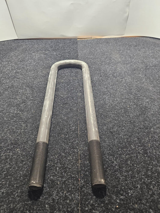 (QTY 3) Heavy Duty Steel U-Bolt 6 inch Outside Diameter x 20 inches Long