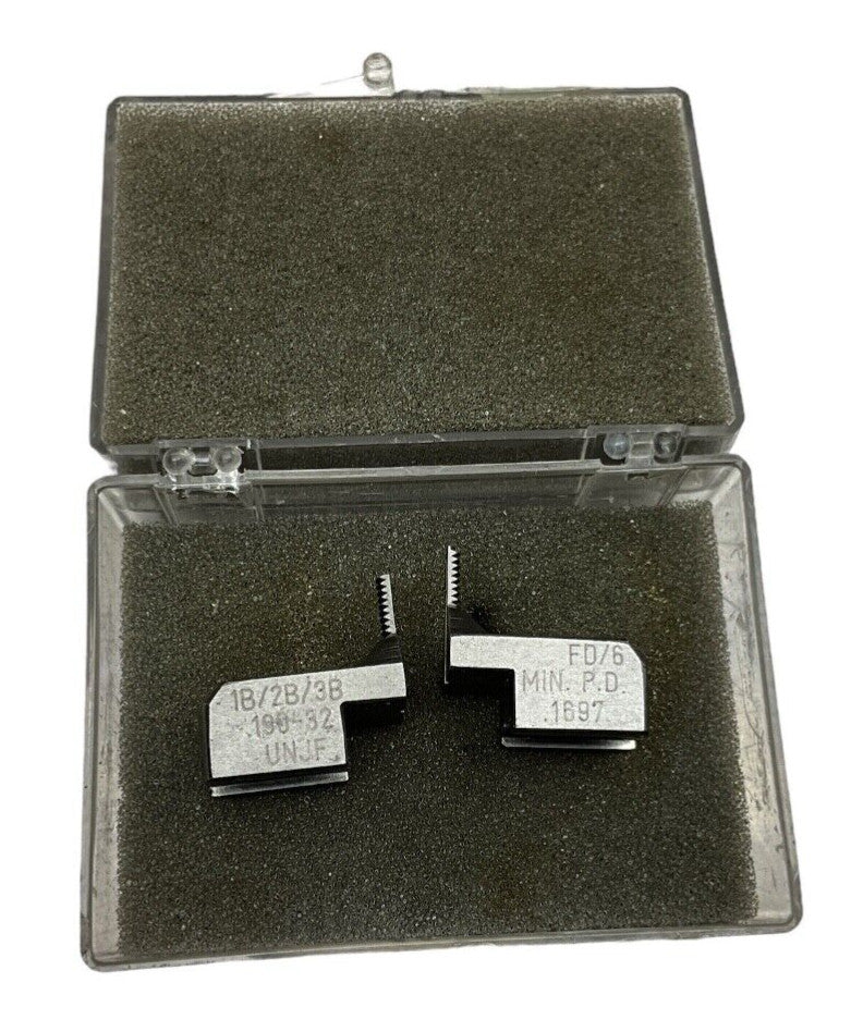 JOHNSON GAGE  .190-32 UNJF  .1697  FD/6  Thread Gage / Comparator Segments