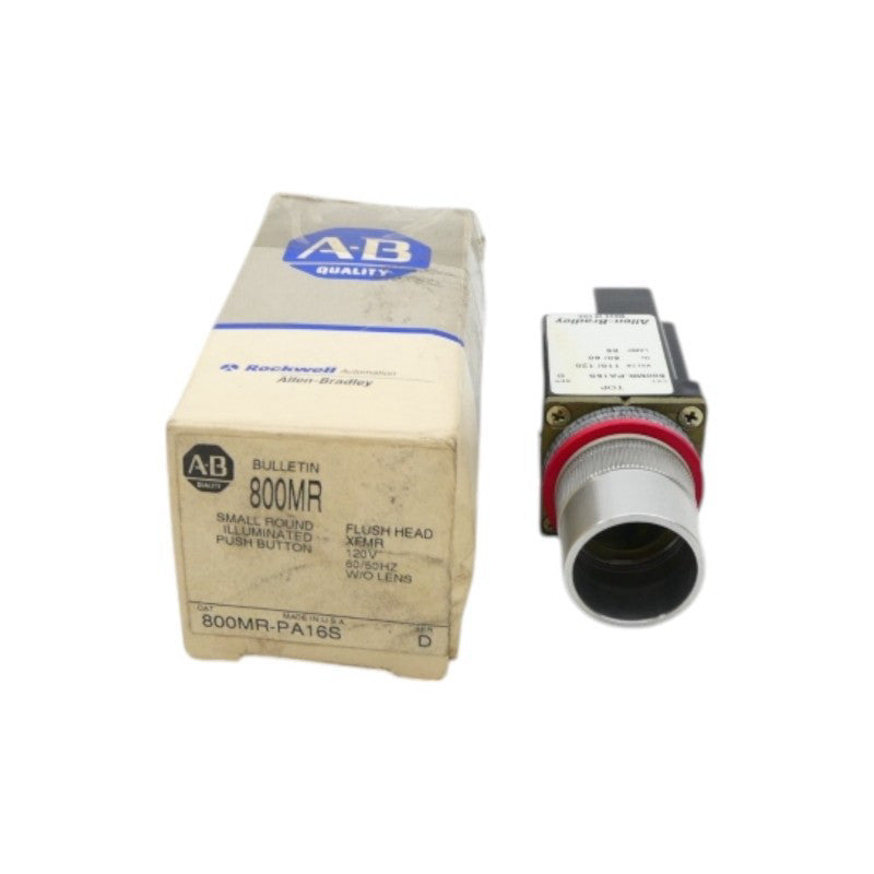 ALLEN BRADLEY 800MR-PA16S SER. D 120V (NO LENS) (GY/BL) NSMP