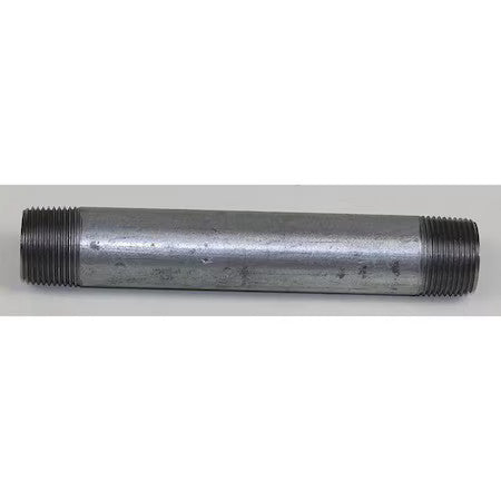 Calconduit 119346 Conduit Fitting Nipple, 3 In, Threaded, Aluminum, Galvanized,
