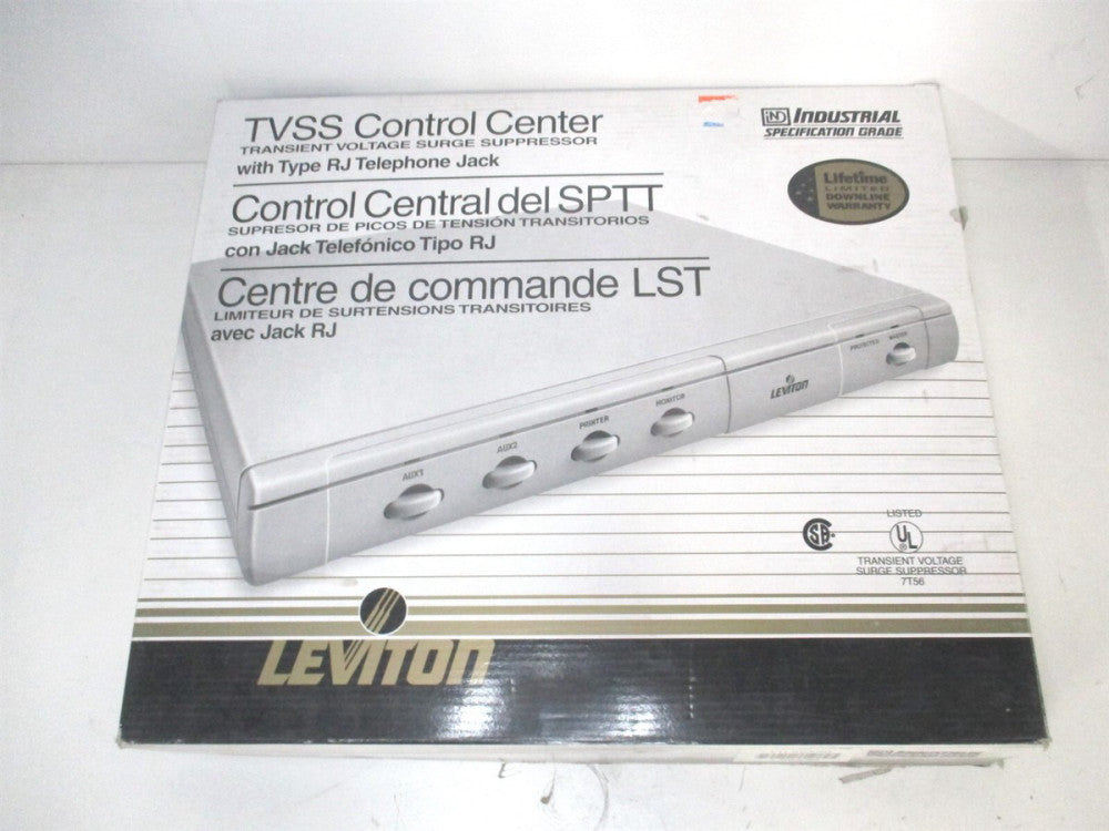 Leviton (5400-TLS) TVSS Control Center Transient Voltage Surge Suppressor 