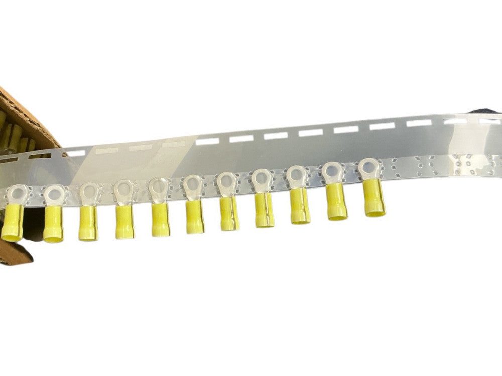 TE 2-321518-1 Yellow Ring Terminals 12-10 AWG #10 Stud 2500pcs Reel
