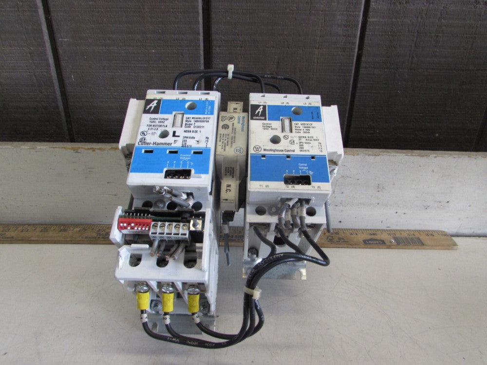 CUTLER-HAMMER/WESTINGHOUSE REVERSING STARTER,W240MLCFCY7,SIZE 1,120V,MAKE OFFER!
