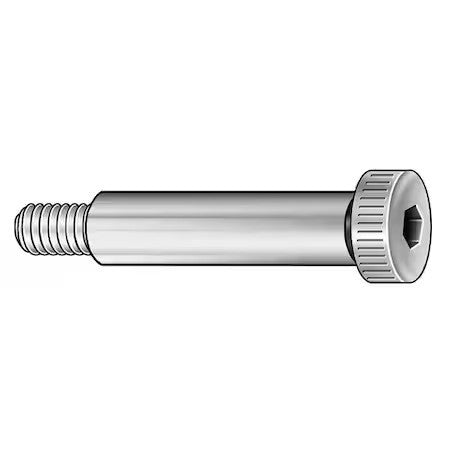 Zoro Select 2Dnf1 Shoulder Screw, 5/16"-18 Thr Sz, 1/2 In Thr Lg, 2 In Shoulder