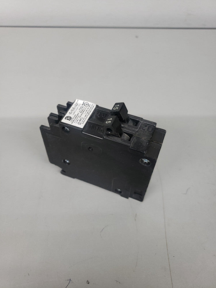 1- Siemens Q1515 15 Amp Tandem Single Pole Type QT Circuit Breaker TWIN ~ NOS