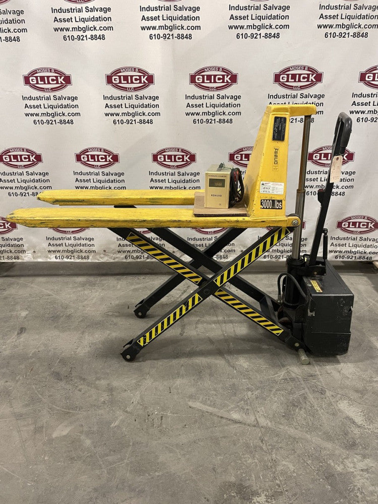 Wesco TEHL21 43” Telescoping High-Lift Electric Pallet Jack/Truck 3000lbs