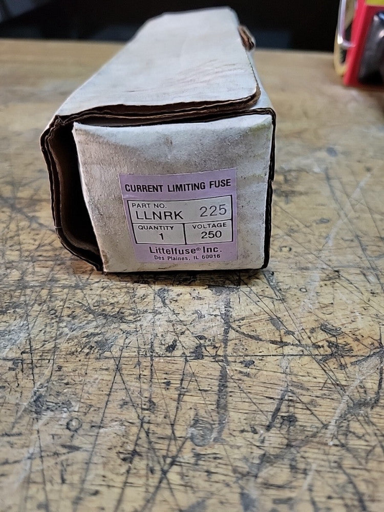 NEW IN BOX LITTLEFUSE LLNRK 225 AMP CLASS RK1 250V CURRENT LIMITING FUSE