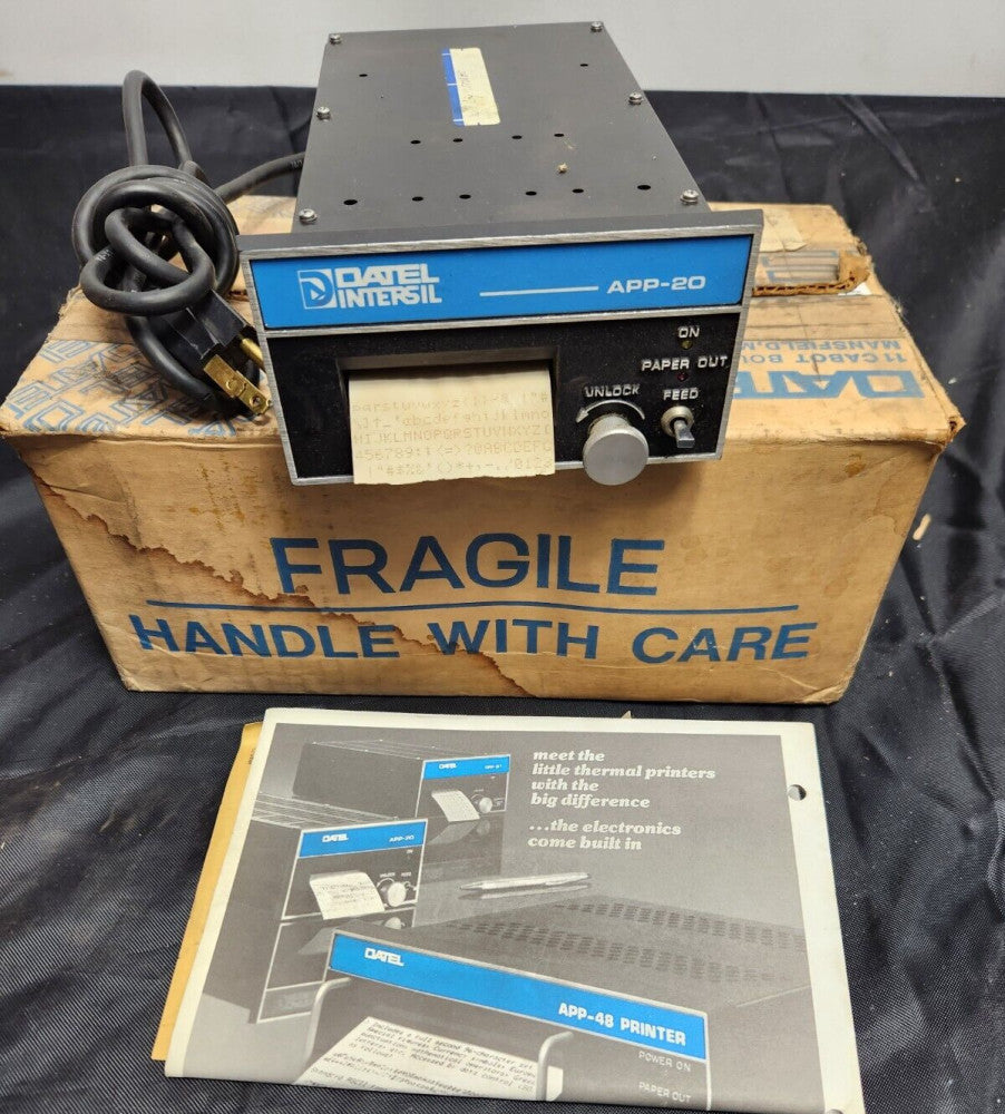 DATEL INTERSIL PRINTER APP-20 NOS