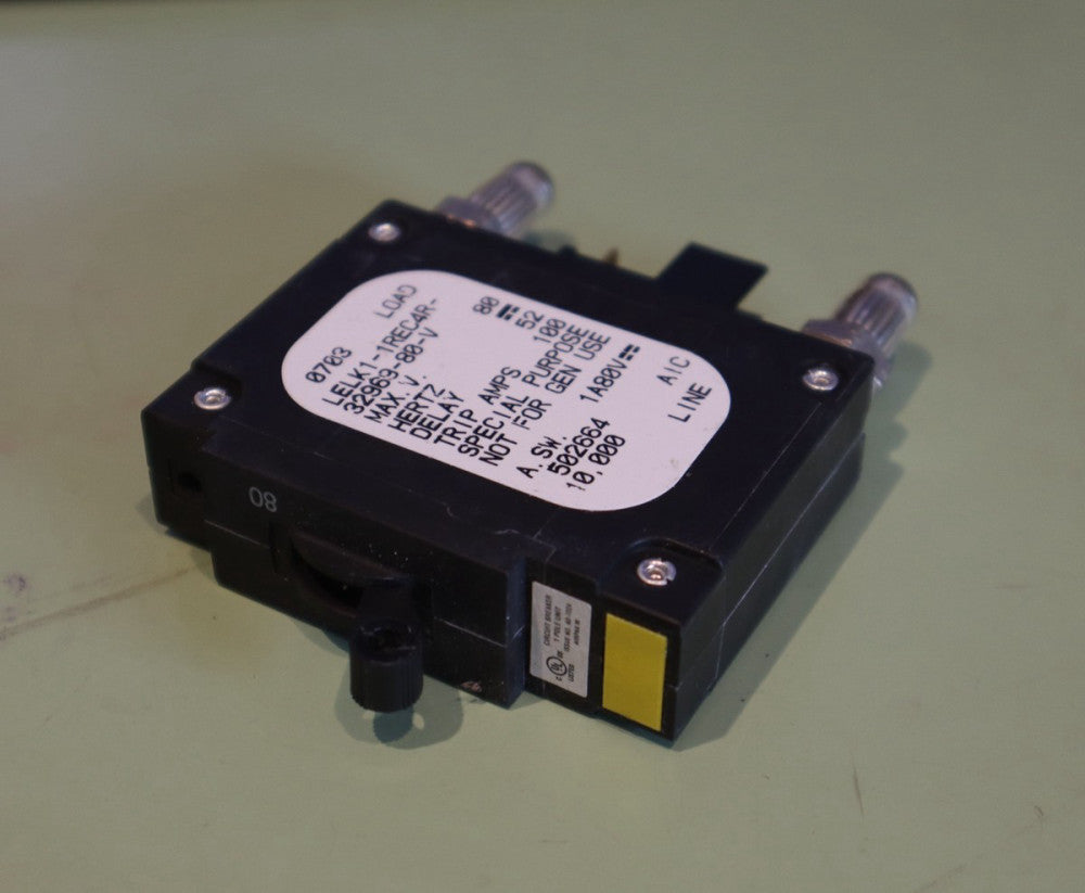 AIRPAX 80A Circuit Breaker - Black (LELK1-1REC4R-32969-80-V)